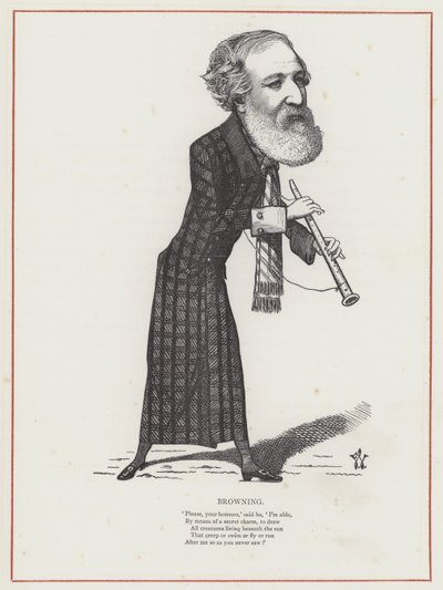 Robert Browning od Frederick Waddy