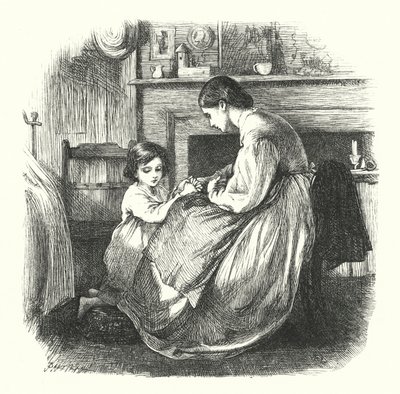 Dítě v modlitbě od Frederick Walker