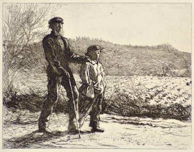 Slepý muž od Frederick Walker