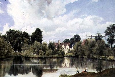 Říční krajina, Suffolk od Frederick Waters Watts