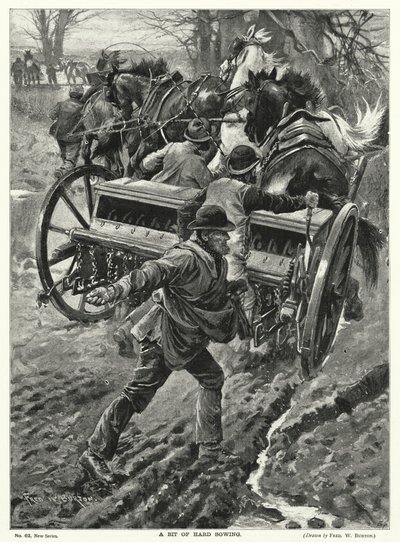 Trochu tvrdého setí (litho) od Frederick William (after) Burton