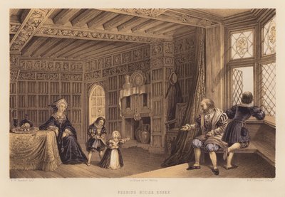 Feering House, Essex (akvatinta) od Frederick William Fairholt