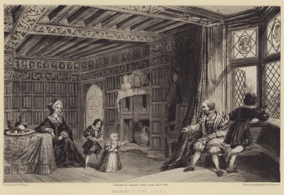 Feering House, Essex od Frederick William Fairholt