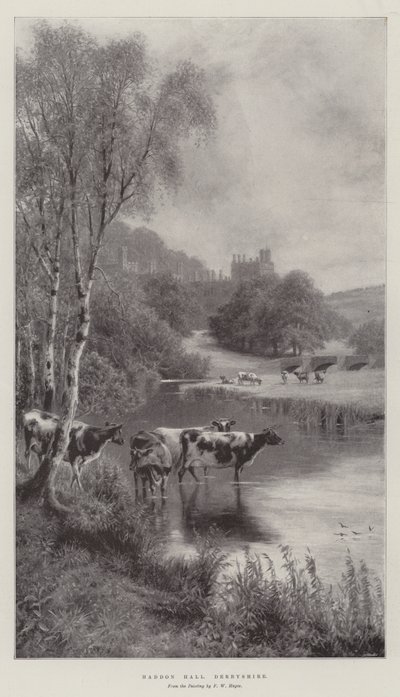Haddon Hall, Derbyshire od Frederick William Hayes