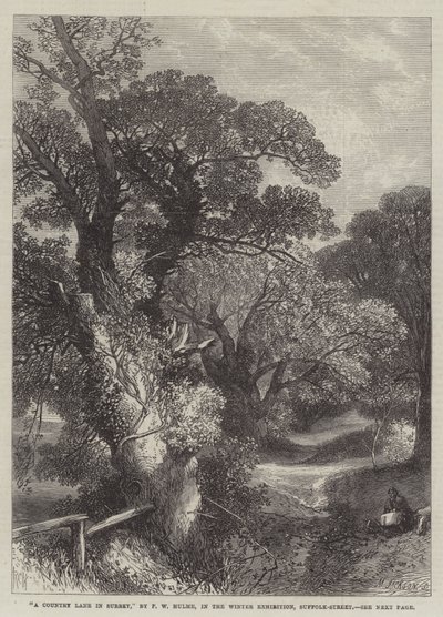 Country Lane v Surrey od Frederick William Hulme
