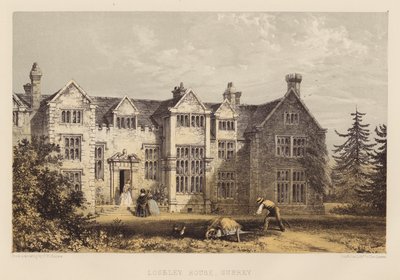 Loseley House, Surrey (akvatinta) od Frederick William Hulme
