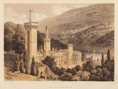 Place House, Cornwall (akvatinta) od Frederick William Hulme