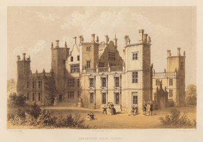 Sherborne Lodge, Dorset (akvatinta) od Frederick William Hulme
