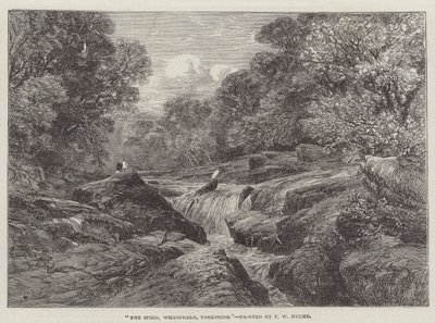 The Strid, Wharfdale, Yorkshire od Frederick William Hulme