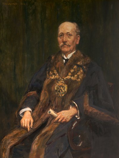 Portrét Herberta Wildea, asi 1913-14(olej na plátně) od Frederick William Jackson