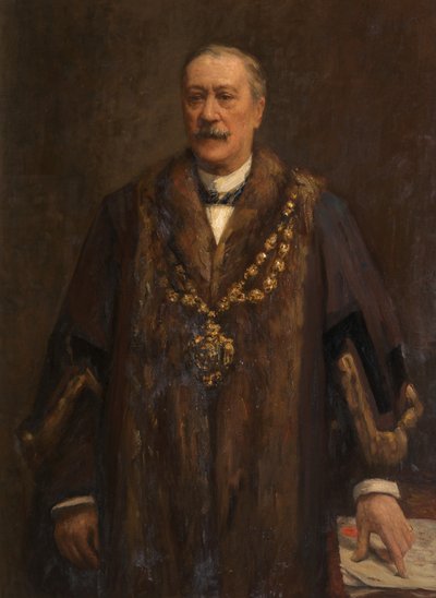 Portrét Jamese Yatese, asi 1880-82 (olej na plátně) od Frederick William Jackson
