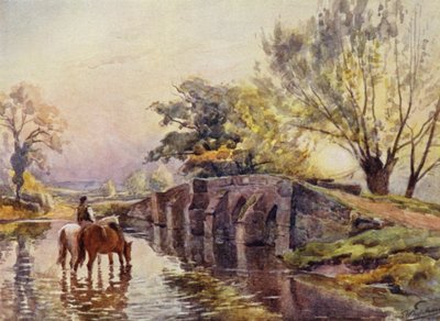 Hampton-in-Arden, most Packhorse od Frederick William Newton Whitehead