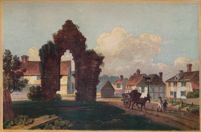 Pozůstatky antické kaple, Milkhouse Street, Near Cranbrook, Kent, 1813 od Frederick Wilton Litchfield Stockdale