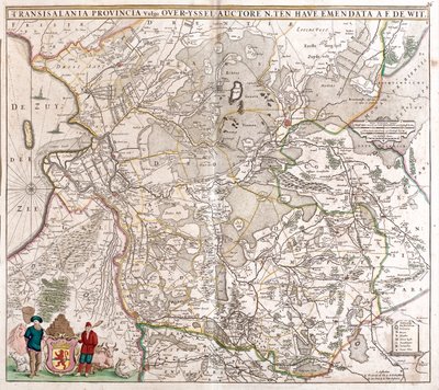 Drenthe, Overijssel, Nizozemsko od Frederick de Wit