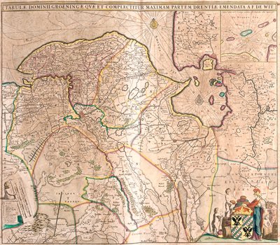 Groningen, Drenthe, Nizozemsko od Frederick de Wit