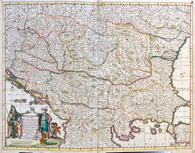 Maďarsko, Bosna a Hercegovina, Chorvatsko, Srbsko, Bulharsko, Rumunsko, Černá Hora, Albánie, Makedonie, Severní Řecko. od Frederick de Wit