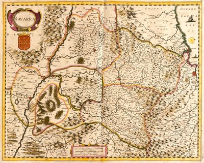 Navarra, Španělsko od Frederick de Wit