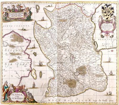 Scania, Švédsko od Frederick de Wit