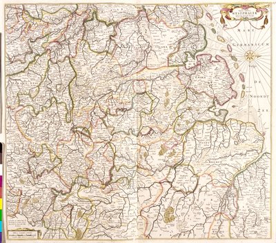 Šlesvicko-Holštýnsko, Dolní Sasko, Severní Porýní-Vestfálsko, Německo od Frederick de Wit