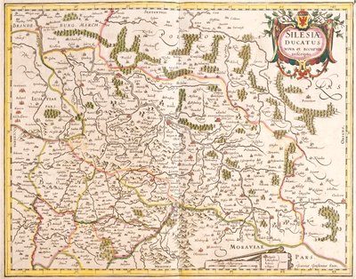 Jihozápadní Polsko, severovýchodní Česká republika od Frederick de Wit