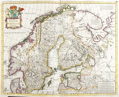 Švédsko, Norsko, Finsko, Estonsko, Severozápadní federální okruh Ruska. od Frederick de Wit
