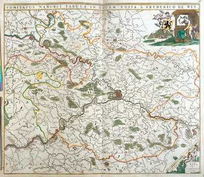 Valonsko, Belgie od Frederick de Wit