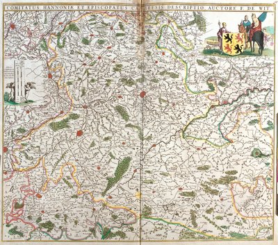 Valonsko, Nord-Pas-de-Calais, Belgie, Francie od Frederick de Wit