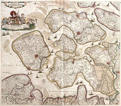 Zeeland, Nizozemsko od Frederick de Wit