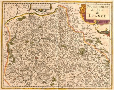Île-de-France, Francie od Frederick de Wit