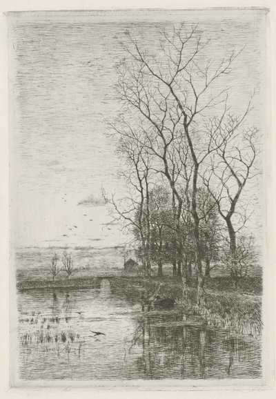 Malý most od Fredericus Jacobus van Rossum du Chattel (signed by artist)