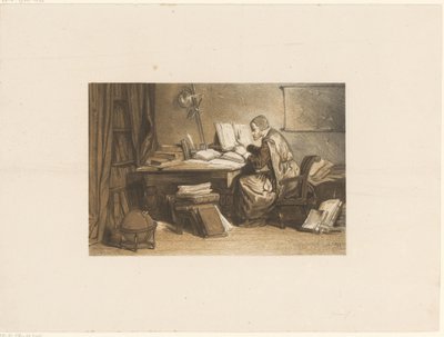Učenec ve své studii od Frederik Hendrik Weissenbruch