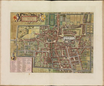 Theatrum ichnographicum omnium urbium et præcipuorum oppidorum Belgicarum XVII Provinciarum peraccurate delineatarum. od Frederik de Wit