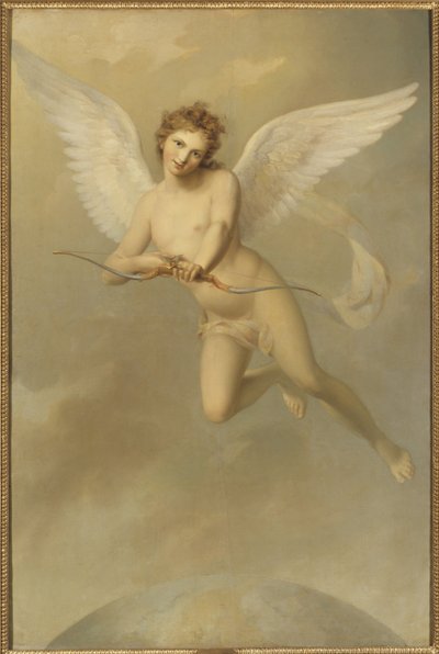 Cupidon - Cupid, Westin, Fredric (1782-1862). Olej na plátně od Fredric Westin