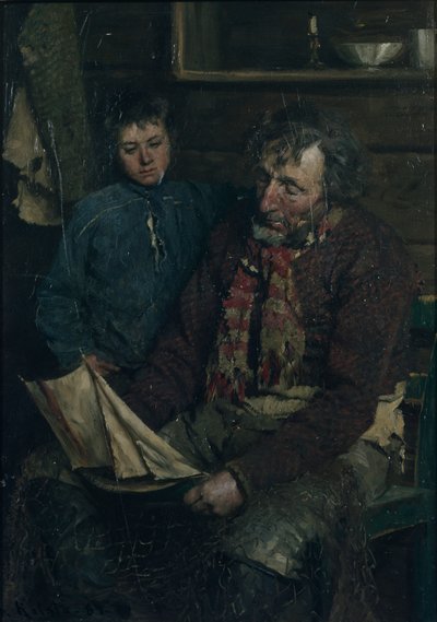 Rybář a jeho syn od Fredrik Kolstoe