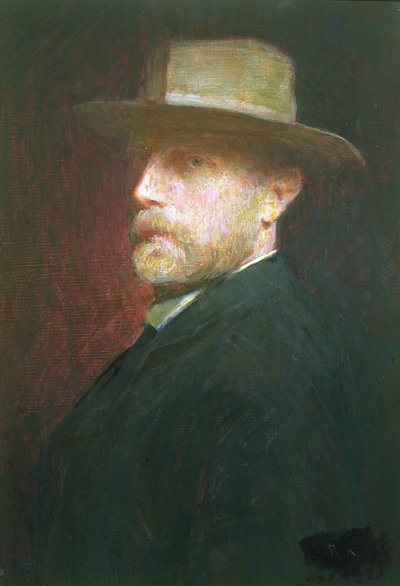 Autoportrét (olej na plátně) od Fredrik Kolstoe