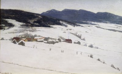 Zimní krajina od Fredrik Kolstoe