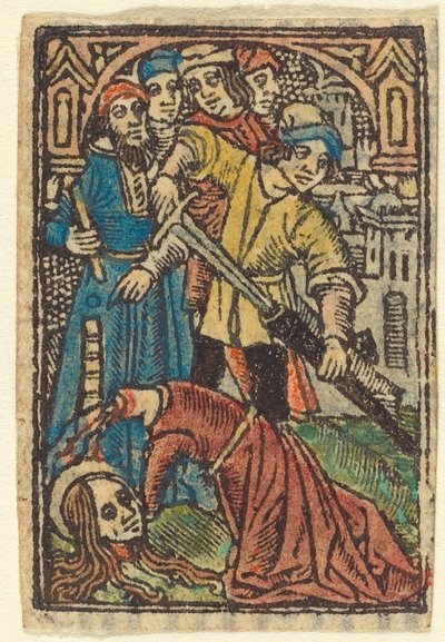 Stětí svaté Kateřiny (?) od French 15th Century
