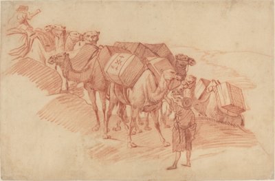 Velbloudí karavana od French 18th Century