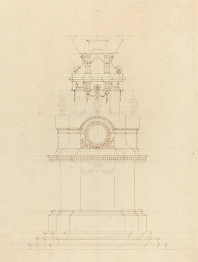 Design pro Catafalque od French 18th Century