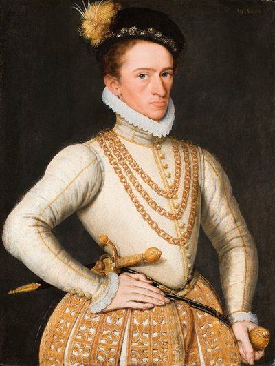 Portrét neznámého francouzského šlechtice, 1560 od French Master