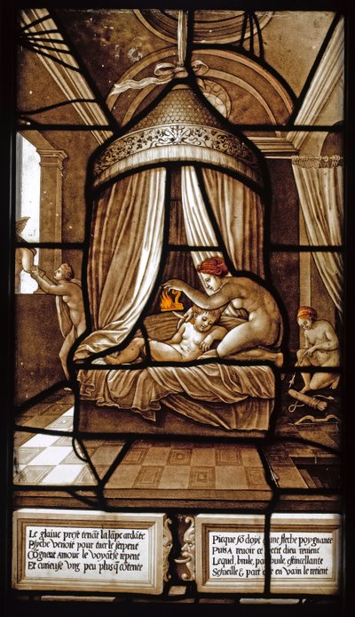 The Story of Psyche Okno z barevného skla, 1441-1444 od French Master