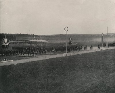 Vojenská recenze v Longchamps (černobílá fotografie) od French Photographer