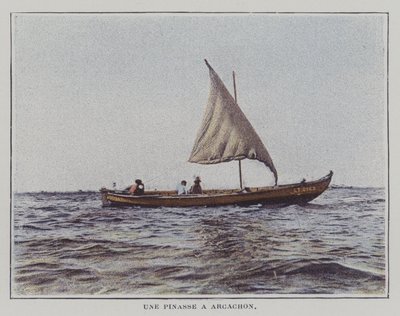 Pinnace v Arcachonu, Francie (barevné foto) od French Photographer