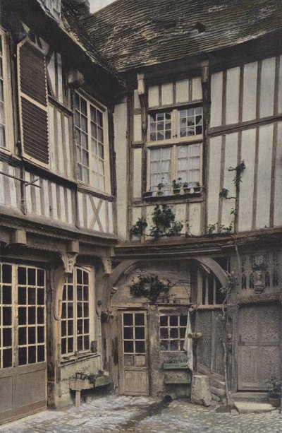 Abbeville, dům známý jako Francois Premier (vnitřní nádvoří) od French Photographer