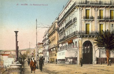 Alžír, Alžírsko, Le Boulevard Carnot od French Photographer