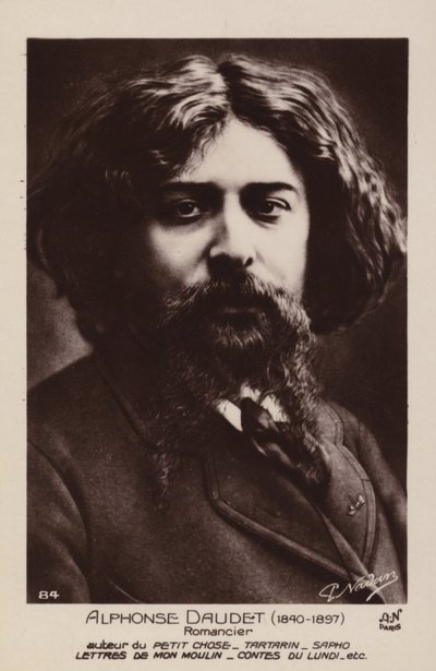 Alphonse Daudet (1840-1897), francouzský romanopisec od French Photographer