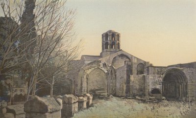 Arles, Les Alyscamps, kostel Saint-Honorat od French Photographer
