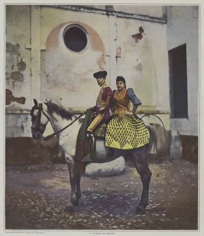 U Feria v Seville (barevné lito) od French Photographer