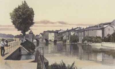 Bar-le-Duc, most Notre-Dame, na Ornain od French Photographer