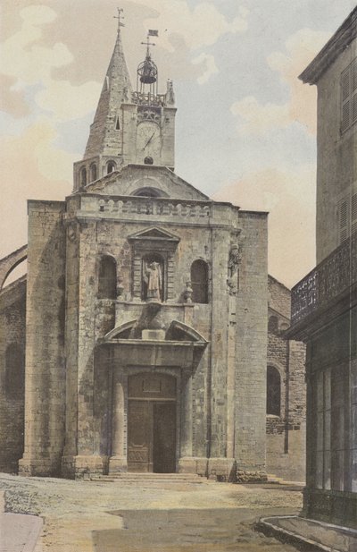 Bourg-Saint-Andeol, Kostel, Fasáda O od French Photographer